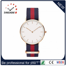 Nato Leather Stainless Steel Strap Wristwatch Bracelet Watch (DC-1235)